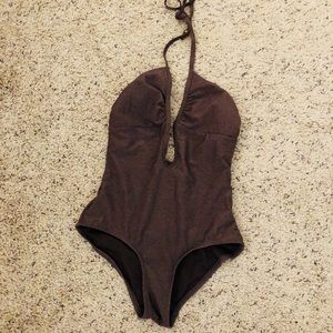 OLD NAVY ONE PIECE SWIMSUIT XS BRONZE
